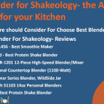 Best Blender For Shakeology