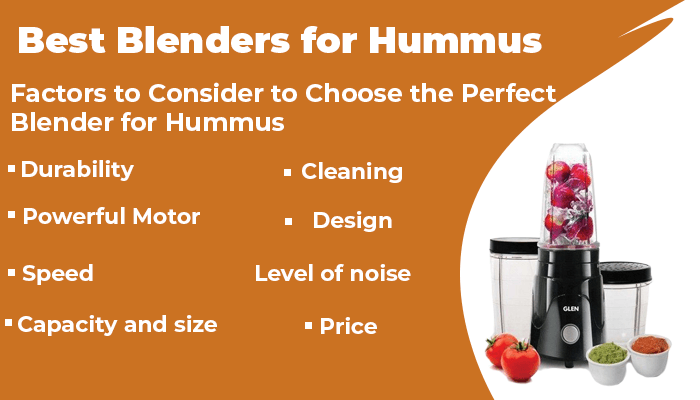 Best Blenders For Hummus
