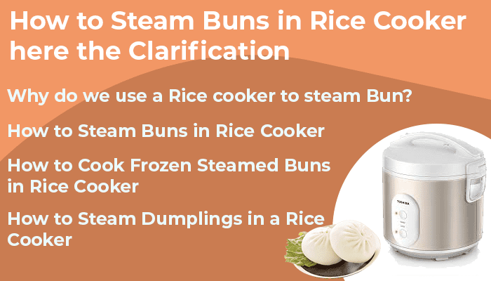 How To Steam Buns In Rice Cooker