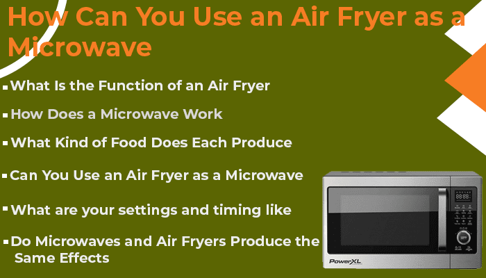 Can You Use An Air Fryer As A Microwave