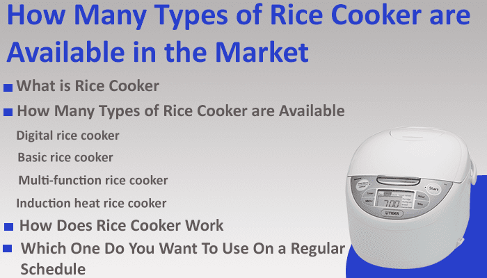 Types Of Rice Cooker