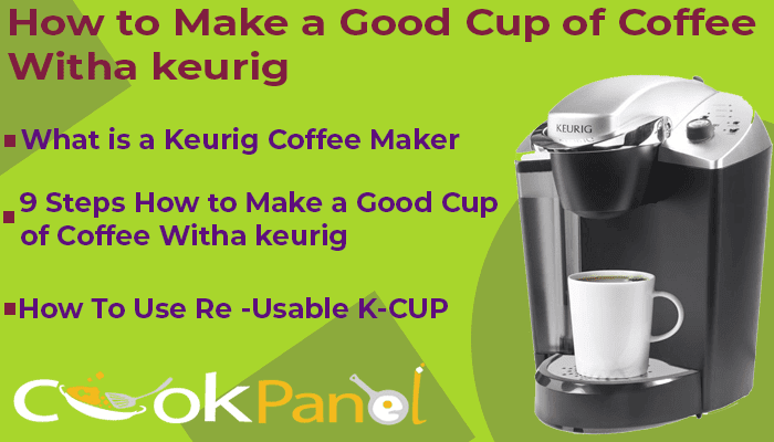 How To Make A Good Cup Of Coffee Witha Keurig