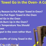 Can Paper Towel Go In The Oven