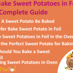 How To Bake Sweet Potatoes In Foil In The Oven