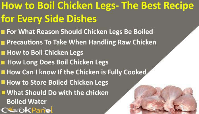 How To Boil Chicken Legs